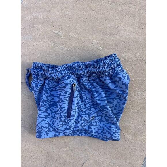 Athleta Girl All Play 3" Athletic Shorts Blue Girls Size XS Sz 6 - Picture 4 of 4